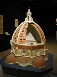 Modellino della cupola di Santa Maria del Fiore (Firenze) - Museo Omero di Ancona